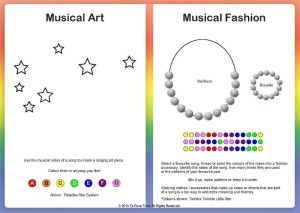 rainbow music art and fashion