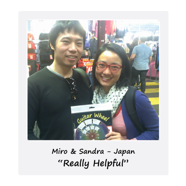 Guitar Wheel - Miro and Sandra - Japan